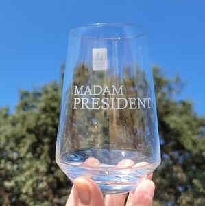 Madam President Stemless Wine Glass